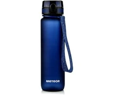 Gertuvė Meteor 1000 ml tamsiai mėlynos spalvos sportinis buteliukas