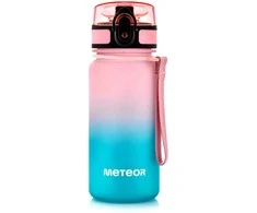 Gertuvė „Meteor“ 350 ml rausvos/turkio spalvos sportinis butelis