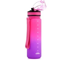 Gertuvė „Meteor“ 500 ml rožinės/violetinės spalvos sportinis butelis