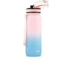 Gertuvė „Meteor“ 800 ml rožinės/mėlynos spalvos sportinis butelis