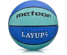 „Meteor Layup 5“ mėlynas krepšinis