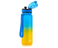 „Meteor“ sportinis butelis, 500 ml, mėlynas/geltonas