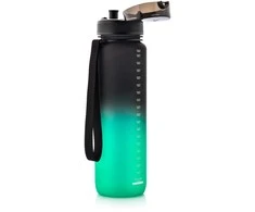 Gertuvė Meteor sportinis buteliukas 1000 ml juodas/žalias