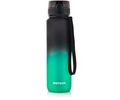 Gertuvė Meteor sportinis buteliukas 1000 ml juodas/žalias