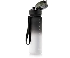 Gertuvė Meteor sportinis buteliukas 500 ml juoda/balta