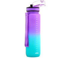 Meteor Sports Butelis 1000 ml Purpurinė/mėlyna