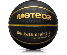 METEOR TRAINING BALL CELLULAR #7 juoda/auksinė
