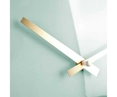 Mėtų aukso sieninis laikrodis, 30 cm