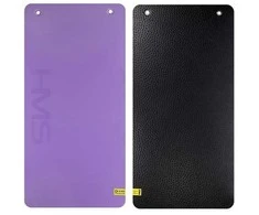 MFK01 VIOLETAS- Juodas CLUB treniruoklių kilimėlis su skylutėmis HMS PREMIUM