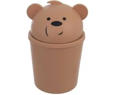 Mini vonios šiukšliadėžė, staliukas, meškiukas, 1,5 l