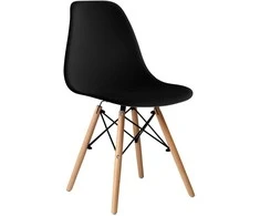 Moderni Paris DSW kėdė, juoda