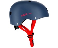MTW001-1 ŠALMAS PILKA RAUDONAS DYDIS. L(58-61CM) NILS EXTREME