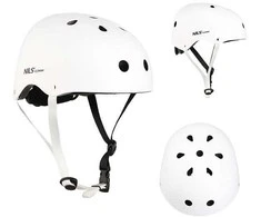 MTW001 Baltas DYDIS. S(52-56CM) NILS EXTREME šalmas