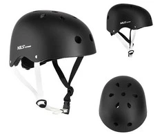 MTW001 Juodas DYDIS. L(58-61CM) NILS EXTREME šalmas
