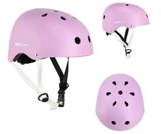 MTW001 PURPULINIS DYDIS. L(58-61CM) NILS EXTREME šalmas