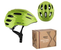 MTW01 LED ŽALIAS DYDIS. XS (43-49 cm) NILS EXTREME šalmas