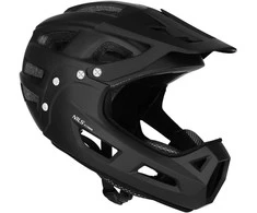 MTW101 Juodas UŽDARAS ŠALMAS M (56-58CM) NILS EXTREME