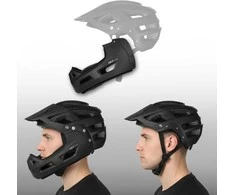 MTW101 Juodas UŽDARYTAS ŠALMAS L (58-61CM) NILS EXTREME