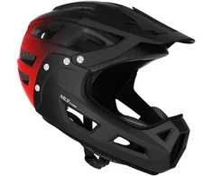 MTW101 raudonas uždengtas šalmas L (58-61cm) NILS EXTREME