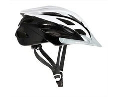 MTW210 BALTA-Juodas DYDŽIO L (59-65CM) NILS EXTREME šalmas