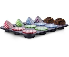 Muffin kepimo forma, bandelės puodeliai, 12 vnt