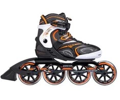 NA1060 S JUODOS IR ORANŽINĖS DYDIS. 41 NILS EXTREME INLINE RIUDŽIAI