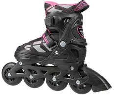 NA11002 Juodas/PURPURINIS DYDIS. L (39-42) NILS EXTREME INLINE pačiūžos