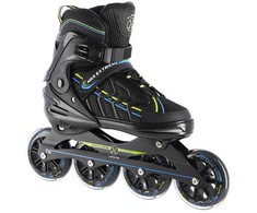 NA1128 Juodas-LIME DYDIS. L(39-42) NILS EXTREME INLINE RIEDŽIAI