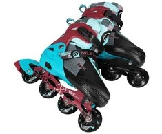 NA13810 TWIST INLINE pačiūžos, MĖLYNAS DYDIS. L(39-42) NILS EXTREME