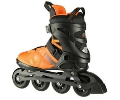 NA14112 JUODAI ORANŽINIS DYDIS. 40 NILS EXTREME INLINE pačiūžos