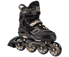 NA14174 JUODOS IR SEMĖS spalvos DYDIS. L (39-42) NILS EXTREME INLINE pačiūžos
