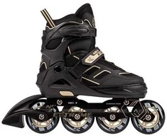 NA14174 JUODOS IR SEMĖS spalvos DYDIS. L (39-42) NILS EXTREME INLINE pačiūžos