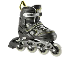 NA14198 Juodas-GELTONAS DYDIS. S (31-34) NILS EXTREME INLINE pačiūžos