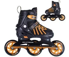 NA18812 ORANŽINIS DYDIS. S (29-33) NILS EXTREME INLINE pačiūžos