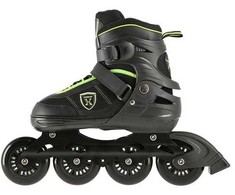 NA19088 JUODAI ŽALIAI DYDIS. L (39-42) NILS EXTREME INLINE pačiūžos