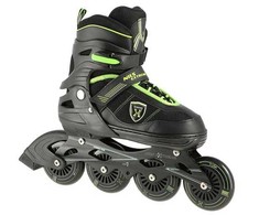 NA19088 JUODAI ŽALIAI DYDIS. L (39-42) NILS EXTREME INLINE pačiūžos