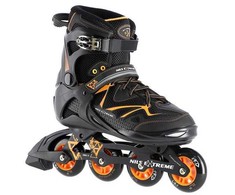 NA9022 JUODOS/ORANŽINĖS 40 DYDŽIO NILS EXTREME INLINE pačiūžos