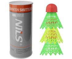 NBL6513 NAILONINĖS SPEEDMINTON langinės 3 Vnt. NILS