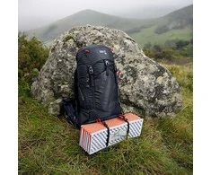 NC17103 SULANKSTAMAS TURISTINIS MIEGIMO KILIMAS SU ALIUMINIU PAPILDYMU + XPE 195 CM ORANŽINĖS NILS CAMP