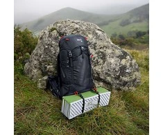 NC17103 SULANKSTAMAS TURISTINIS MIEGIMO KILIMAS SU ALIUMINIU PAPILDYMU + XPE 195 CM Žalias NILS CAMP