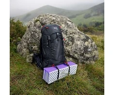 NC17103 SULANKSTAMAS TURISTINIS MIEGIMO KILIMAS SU ALIUMINIU PAPILDYMU + XPE 195 CM PURPLE NILS CAMP