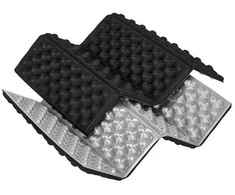 NC17105 STOVYKLĖS KILIMAS SĖDIMUI SU ALIUMINIU MINŠTU + IXPE 40 CM Juodas NILS CAMP