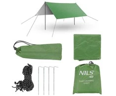 NC17107 TARP KEMPINGO AUDA 300X300 CM Žalias NILS CAMP