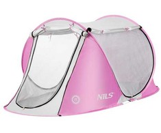 NC3043 Rožinis SELF UP SET UP BEACH TENT NILS