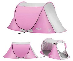 NC3043 Rožinis SELF UP SET UP BEACH TENT NILS