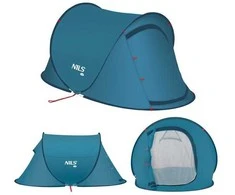 NC3743 PATS STATYMAS KEMPINGAS TENT Mėlynas NILS CAMP