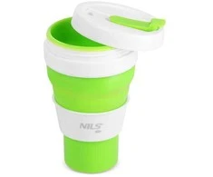 NC4103 SILIKONINIS SULANKSTAMAS TAURĖLIS 600 ml ŠVIESI ŽALIŲ NILŲ STOVYKLĖ