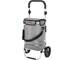 NC4305 SULANKSTOMAS PIRKINIŲ VEŽIMĖLIS PREMIUM 50L PILKAS NILS