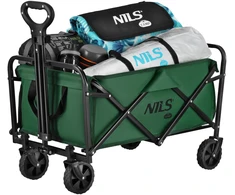 NC4306 Sulankstomas kelioninis vežimėlis, žalias, 70 l, NILS CAMP