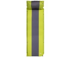 NC4349 ŽALIAI PILKA 193x58x3 CM Savaime prisipučiantis KILIMAS SU NILS CAMP PAGALVE